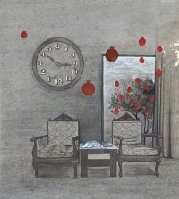 Hafsa Sarfraz, 12.5 x 13.5 Inches, Gouache, laser cut on Wasli, AC-HSR-001 Hafsa Sarfraz, 12.5 x 13.5 Inches, Gouache, laser cut on Wasli, AC-HSR-001